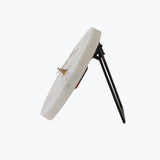 White Marble bordklokke