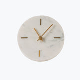 White Marble bordklokke