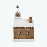 Gingerbread kirke m/LED lys
