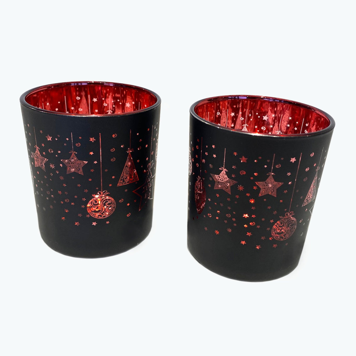 Ornaments telysholder 2 stk