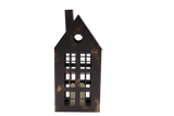 House lantern w/LED light H35 cm