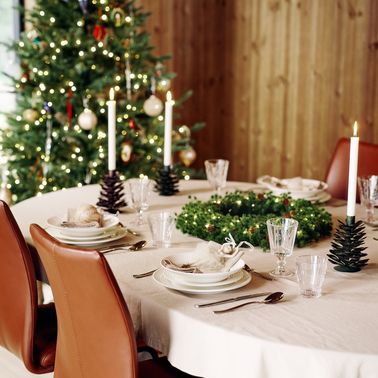 Christmas julekrans m/LED lys 50 cm