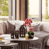 Orchid burgunder 47 cm m/svart potte