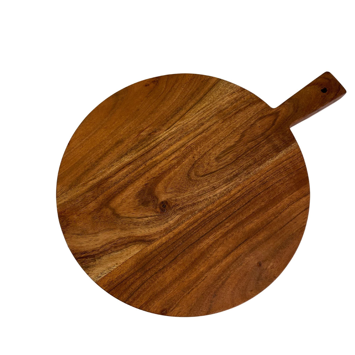 Vintage rund serveringsfjøl 30x40 cm