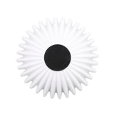White Ribbed skål stor