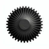 Black Ribbed skål liten