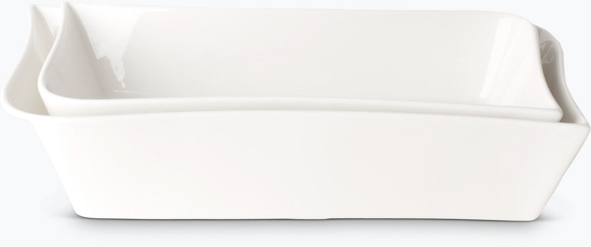 Hvit Lilje ildfast form sett à 2