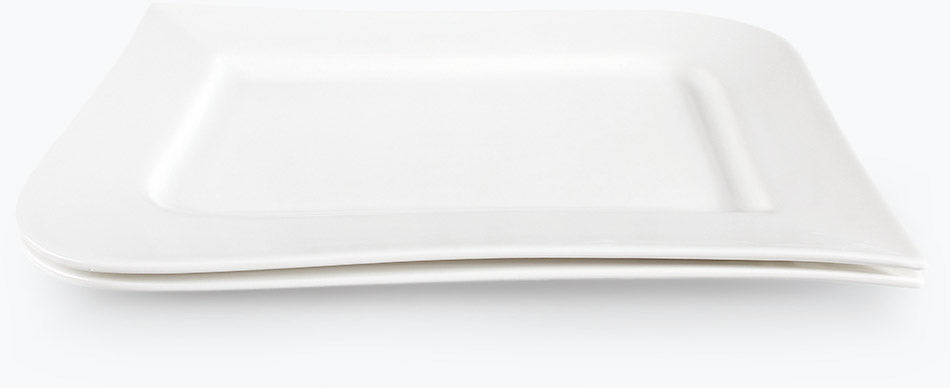 Hvit Lilje sushi-/påleggstallerken 2 stk