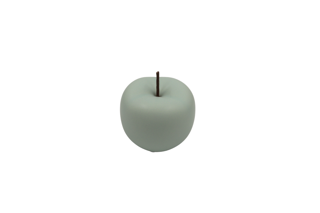 Apple dekorasjon mintgrønn stor