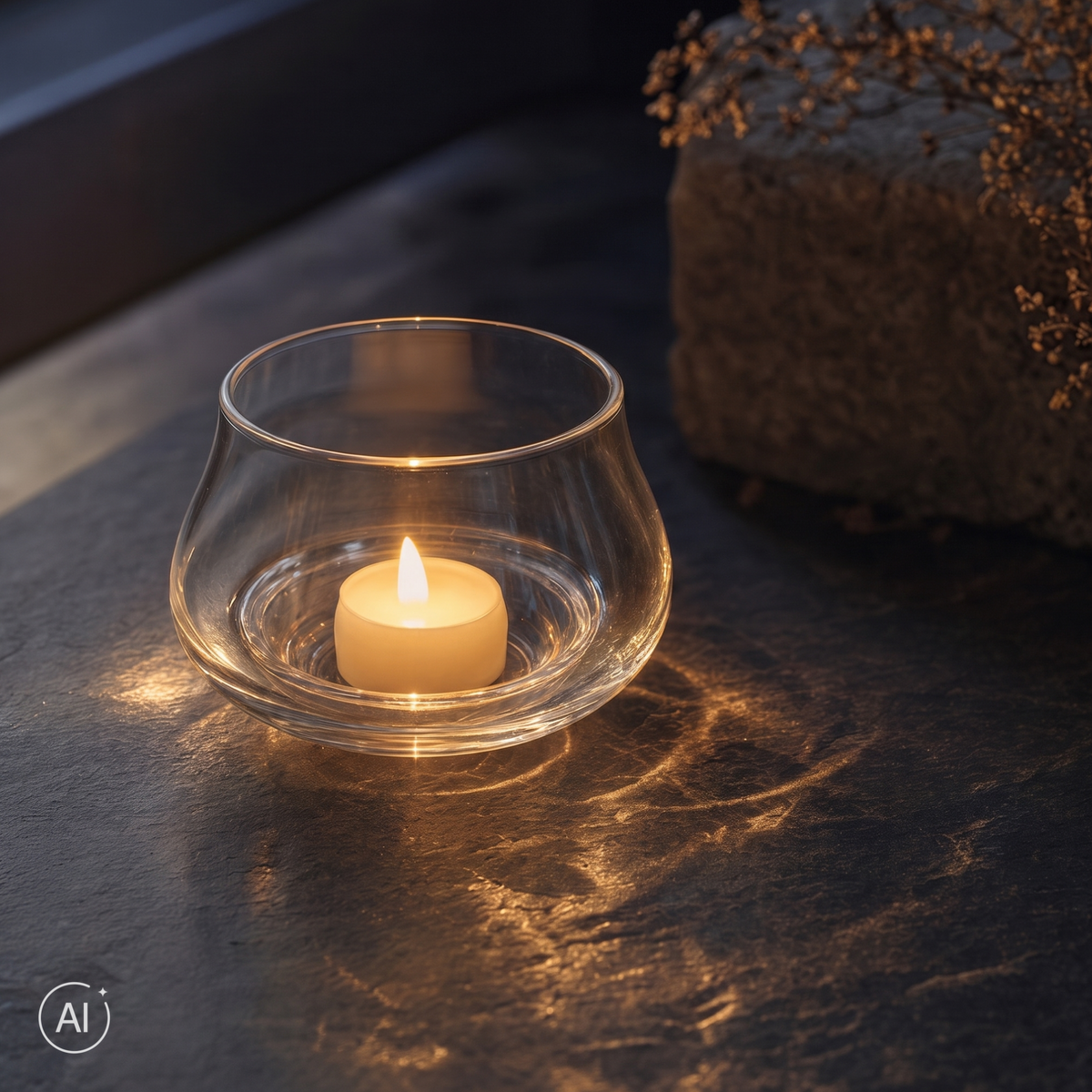 Velina glassbolle 2 stk