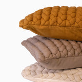 Ava Mustard cushion cover 50x50 cm