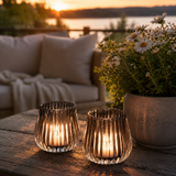 Labelle telysholder blå 2 stk