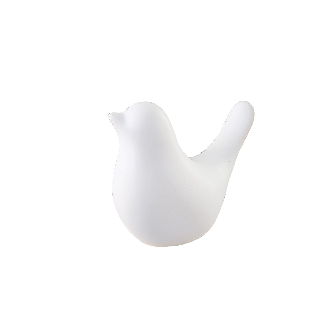 Bird figur hvit medium