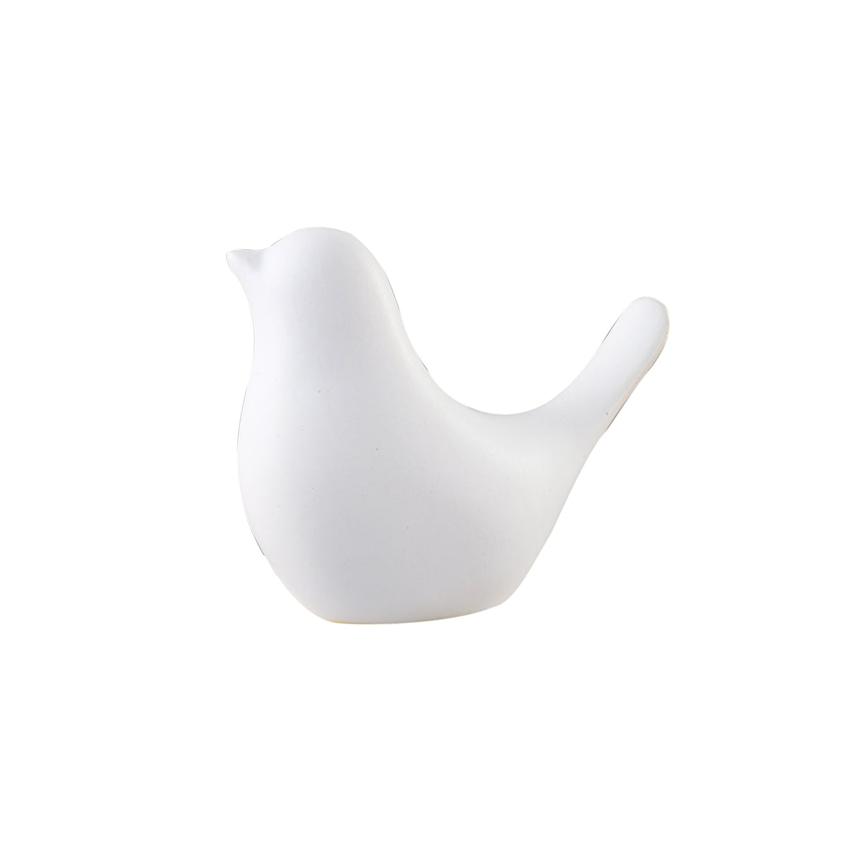 Bird figur hvit medium