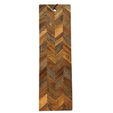 Vintage chevron fjøl 20x65 cm