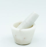 White Marble morter med støter