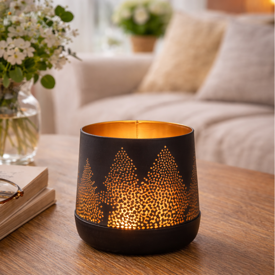 Noelle telysholder H 12cm