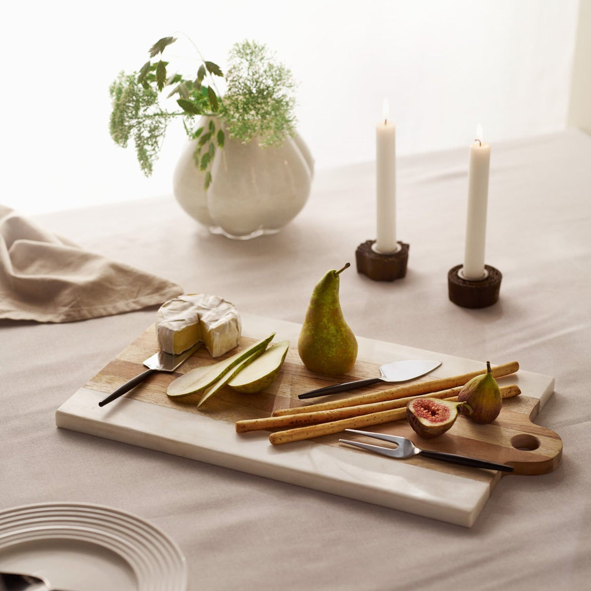 Patterns lysestake svart sett à 2