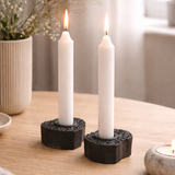 Patterns lysestake svart sett à 2