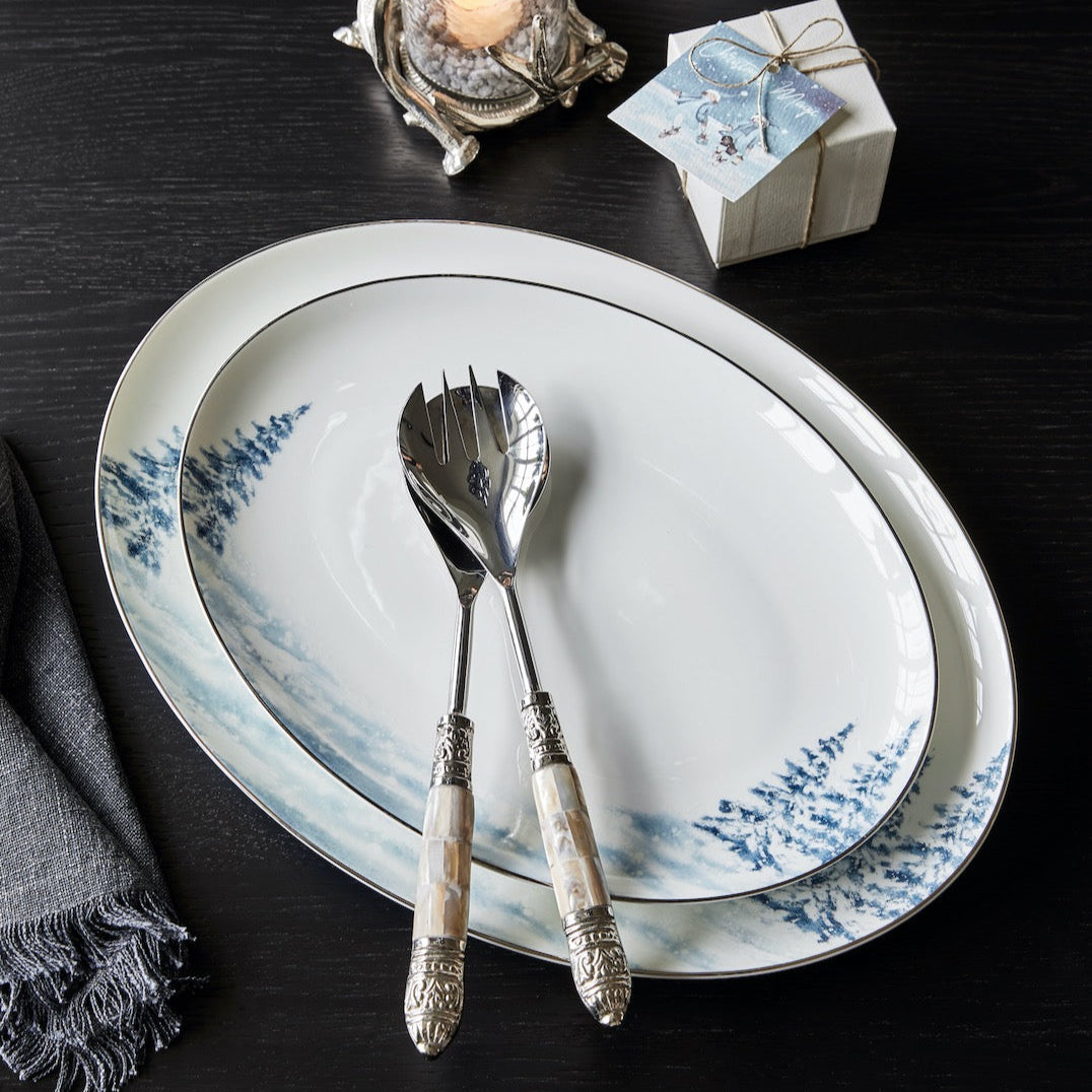 Christmas Magic serveringsfat ovalt 33x24 cm