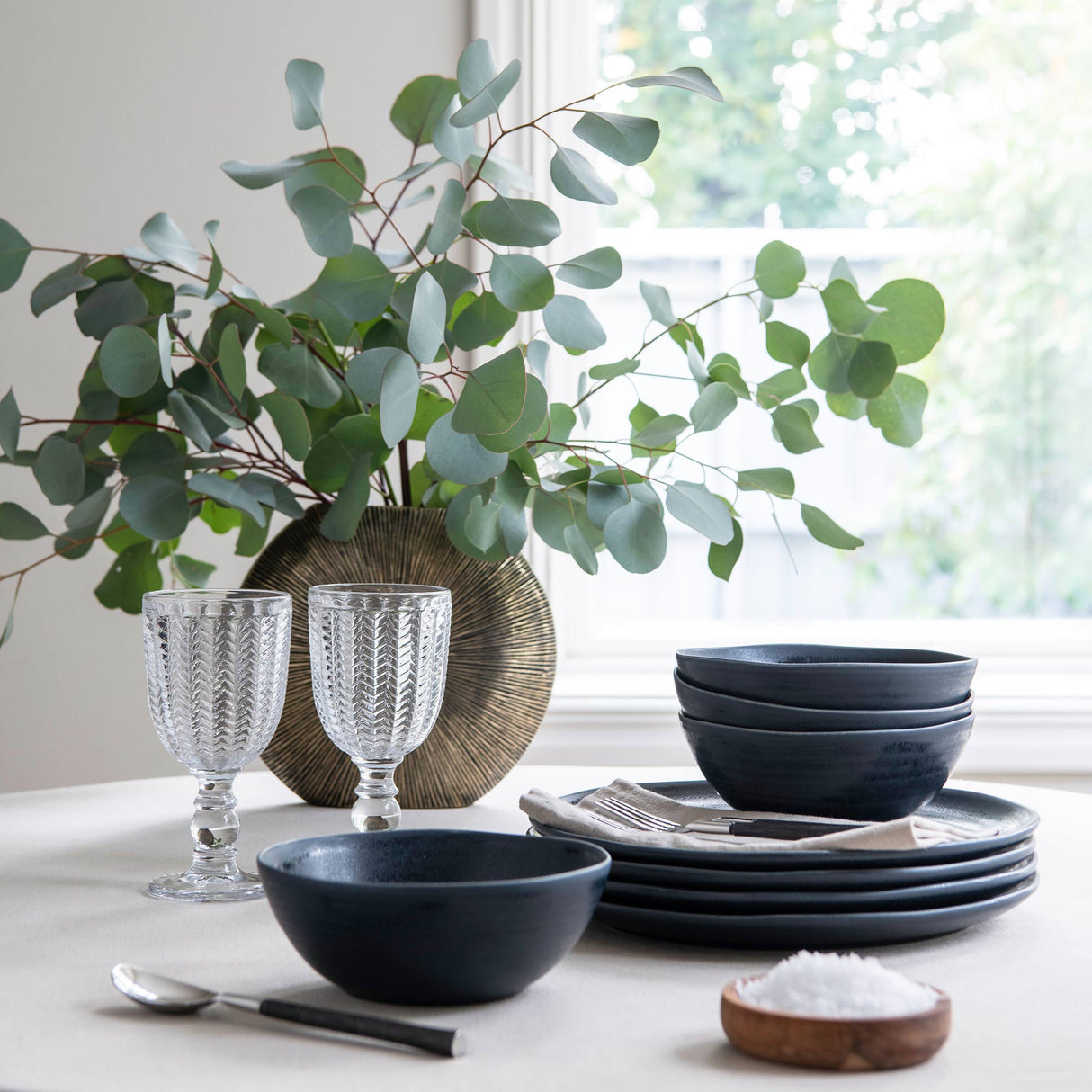 Midnight skål 2 stk