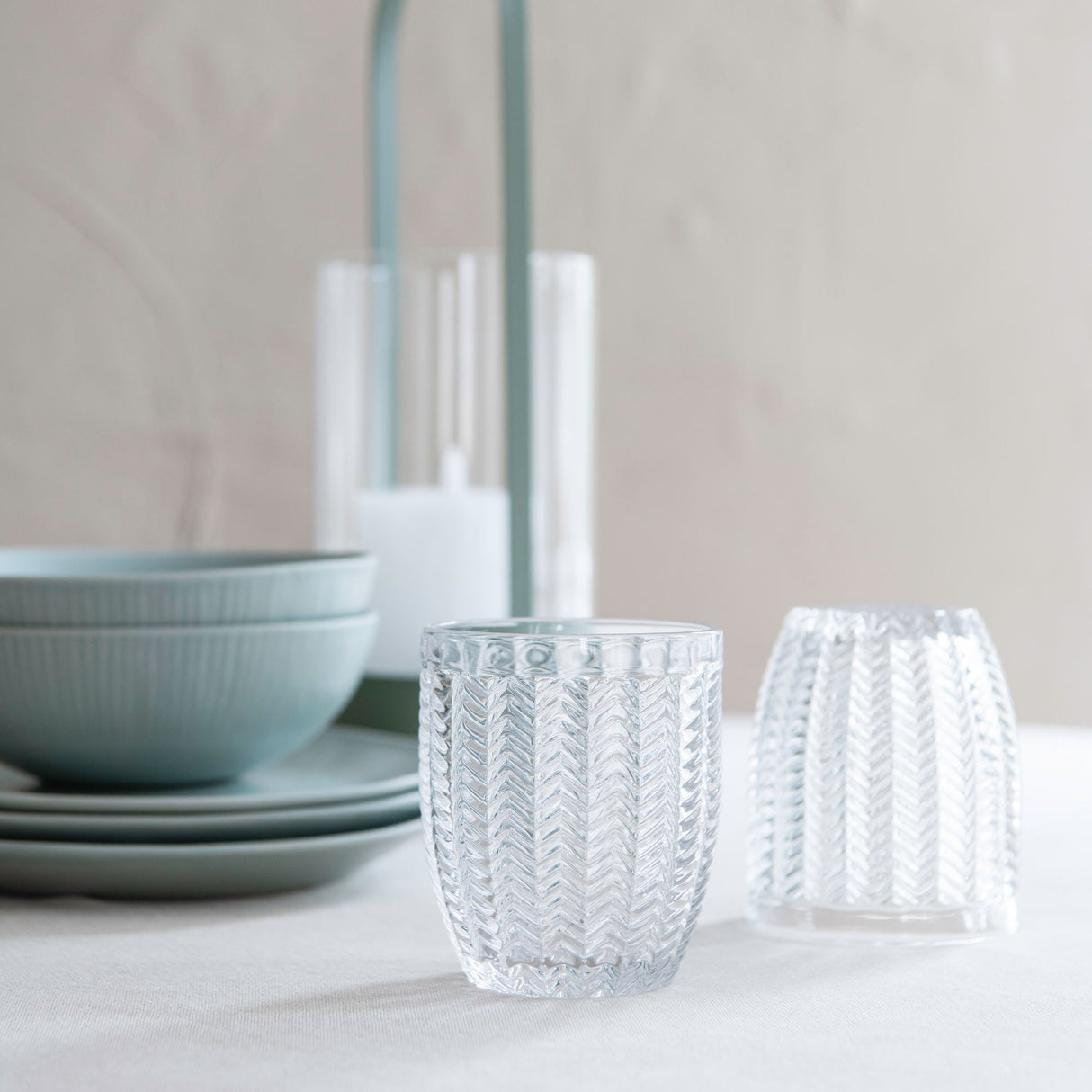 Carla water glass 2-pack clear