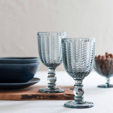 Carla wine glasses 2-pack grey