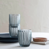 Carla vannglass 2 stk grå