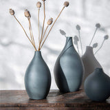 Shapes dusty green vase medium H: 23 cm