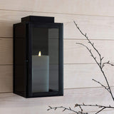 Tokyo vegglykt med farget glass